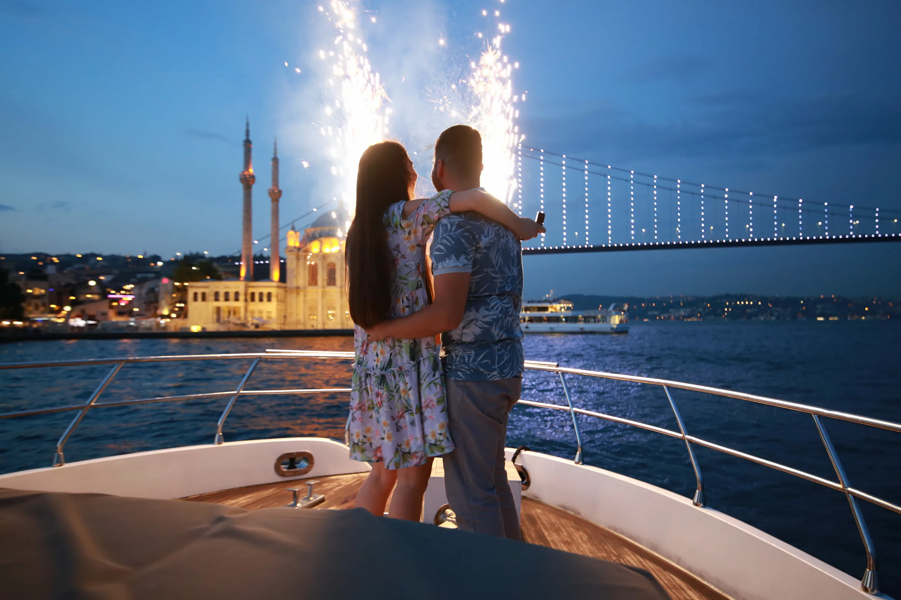 Bosphorus Cruise on Honeymoon Experience